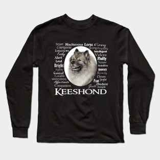 Keeshond Traits Long Sleeve T-Shirt